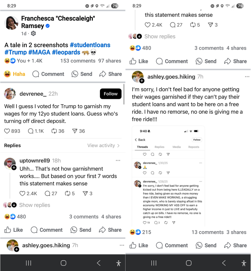 A Tale of Leopards, Spots, and Student Loans: When Hypocrisy Bites Back